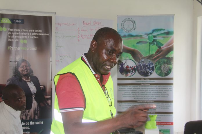 STF Programs Manger Steve Amolo.PHOTO.Habil Onyango STF Programs Manger Steve Amolo