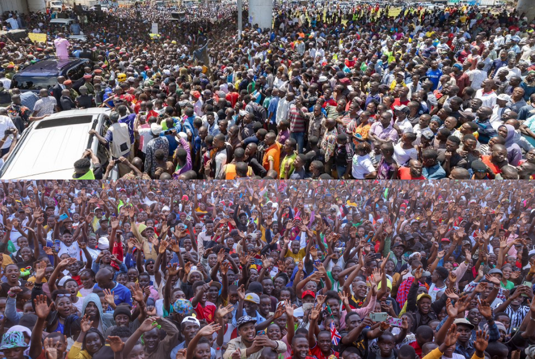 The battle of crowds as Kisumu responds to Muranga in Ruto-Rigathi tussle Kisumu vs Muranga