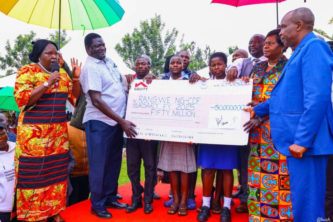 Wanga and Gogo Lead GBV Sensitization and Distribution of Sh50M NG-CDF Bursary in Rangwe