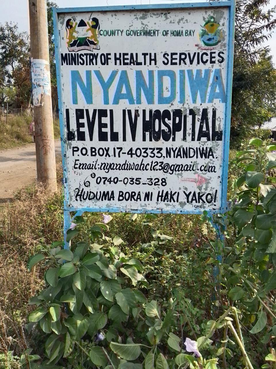 Hospital management denies all Nyandiwa Level Four Hospital in Suba has defended the Social Health Authority of it’s non-existence over sh 20M SHA disbursement Hospital management denies all Nyandiwa Level Four Hospital in Suba has defended the Social Health Authority of it’s non-existence over sh 20M SHA disbursement