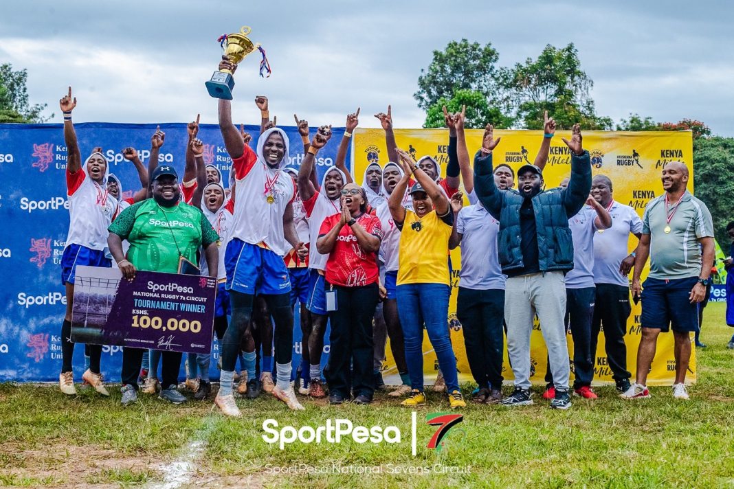 Strathmore Leos pulled off a spectacular performance to claim the inaugural Embu Sevens title with a 31–21 victory over KCB Rugby at the ASK Njukiri Showground Strathmore Leos pulled off a spectacular performance to claim the inaugural Embu Sevens title with a 31–21 victory over KCB Rugby at the ASK Njukiri Showground