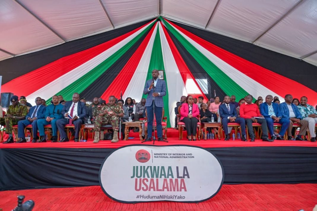 JUKWAA LA USALAMA: CS KIPCHUMBA MURKOMEN’S GAME CHANGER IN KENYA’S PEACEBUILDING AND SECURITY STRATEGY JUKWAA LA USALAMA: CS KIPCHUMBA MURKOMEN’S GAME CHANGER IN KENYA’S PEACEBUILDING AND SECURITY STRATEGY