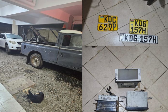 Stolen Vehicle Assortment of recovered items