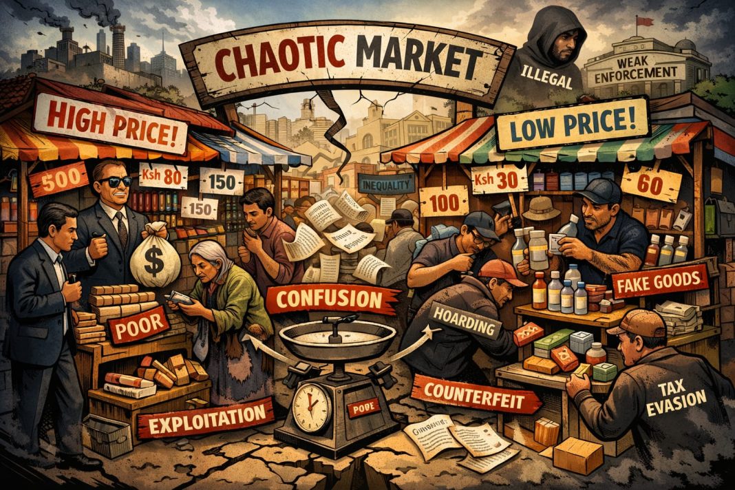 Distorted Goods Markets, Distorted Economy