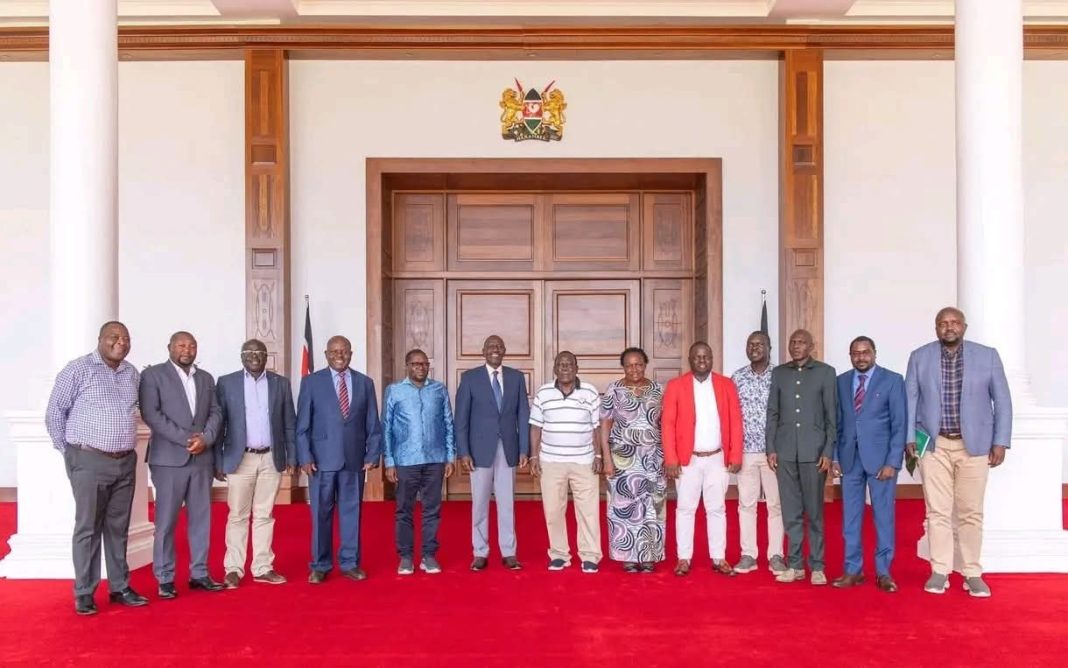 President Ruto meets MPs from Kakamega County ahead of Sifuna’s Linda Mwananchi ground tour of Kakamega on Saturday
