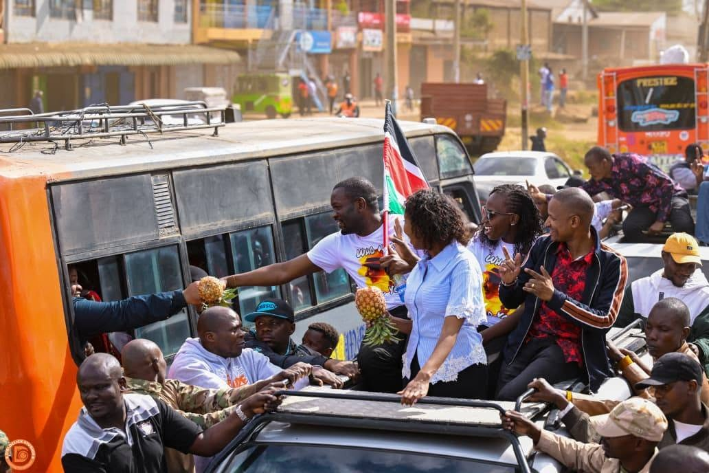 Thika rally, a testimonial for Linda Mwananchi as Governor Kangata graces the occasion Thika rally, a testimonial for Linda Mwananchi as Governor Kangata graces the occasion