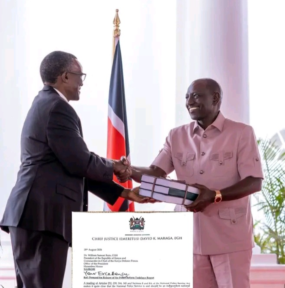 Maraga gives Ruto seven-day ultimatum to release police reforms report or publish it Maraga gives Ruto seven-day ultimatum to release police reforms report or publish it