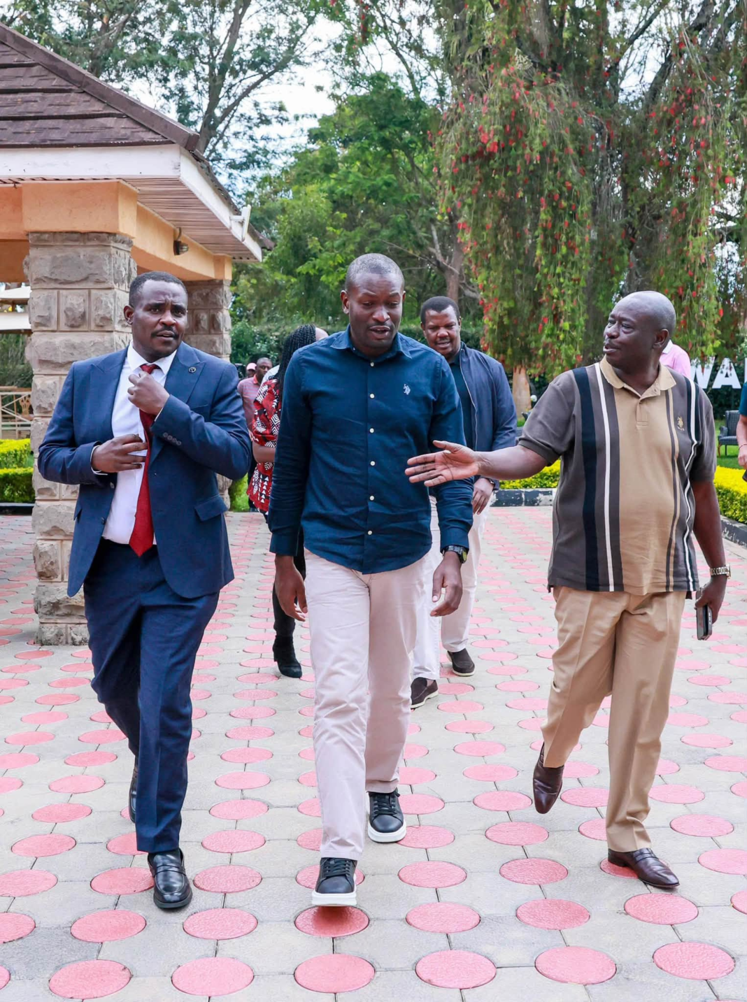Gachagua Sneaks Back into the Country, Meets Sifuna and Babu Gachagua Sneaks Back into the Country, Meets Sifuna and Babu